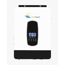 Uretech 4.2KVA 3.8kW 3800 W 4.2kw 24Vdc-220Vac Tam Sinüs Akıllı H.V. 100A Mppt İnverter