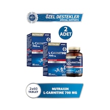 Nutraxin L-carnitine 60 Kapsül 2 Adet