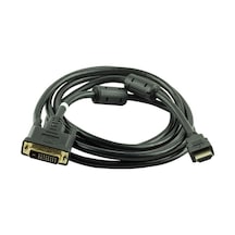 HDMI DVI KABLO 1.5 METRE POWERMASTER * NARİTA DVI 24+1 MALE TO HDMI 19P MALE