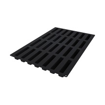 40.483.20.0000 Silikomart Sq083 Strıpe Eclaır 40 60 Cm Silikon Kalıp Kahverengi