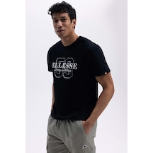 Ellesse Erkek T Shirt Em455-bk Siyah Siyah