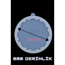 Epoksi Silikon Kalıp / Dekoratif Bardak Altlığı 8mm