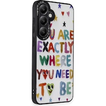 Newface Samsung Galaxy A25 5g Kılıf Mirror Desenli Kapak - Mirror - 10 Beyaz
