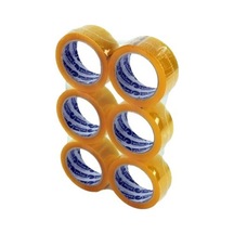 6 Adet Şeffaf Koli Bandı Güçlü Yapışkan Yüzey 40 Mm 100 Metre Royaleks