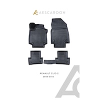 Renault Clio 3 2005-2012 Arası 3d Havuzlu Paspas
