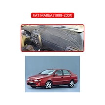 Fıat Marea 1999-2007torpido Koruma Halısı Kırmızı Kenar