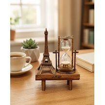 Paris Eyfel Kulesi Hediyelik Eyfel Retro Kum Saati Dekoratif Eşya Yeni Nesil Diğer