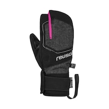 Reusch Torby R-Tex Xt Çocuk Üç Parmak Kayak Eldiveni Gri/Pembe