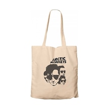 Arctic Monkeys Group 2 Krem Kanvas Bez Çanta Krem