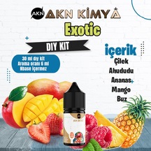 Exotic Dıy Kit Çilek Ahududu Ananas Gıda Aroması %20 Oranda Aroma İçerir Hazır Değildir 30 Ml