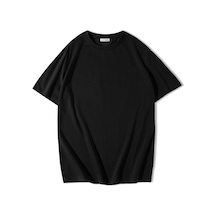 Brz Collection Unisex Oversize Basic T-shirt-siyah Siyah