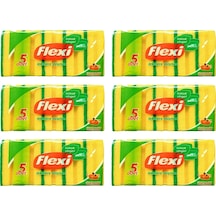 Flexi Oluklu Bulaşık Süngeri 5 Li X 6 Adet