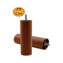 Bro Mobilya Kanepe Koltuk Baza Yükseltme Yükseltici M8 Civatalı Destek Ayağı Ayakları Kahve 15cm. Ka Diğer