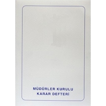 Gülpaş Müdürler Kurulu Karar Defteri