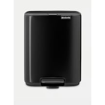 Brb-8710755237867-bra 237867-001-01-bo Matt Black Pedallı Çöp Kutusu 7l