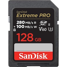 Sandisk Extreme Pro SDSDXEP-128G-GN4IN 128 GB 280MB/s SDXC UHD Hafıza Kartı