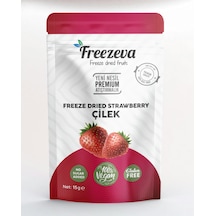 Freezeva Dondurularak Kurutulmuş Dilim Çilek 15 Gr Freeze Dried Çilek - Çilek Kuru Meyve Cipsi 15 G