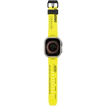 Watch Akıllı Saat Kordonu 42mm Kordon Skinarma Shokku Strap Kayış Sarı