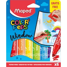 Maped Color'peps Cam Boyası Keçeli Kalemi 6'lı