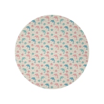 Dolphin Desenli 47 İnç Yuvarlak Polar Battaniye, Yumuşak, Hafif, Yetişkin & Çocuk-a14 Dolphin Shell Dot