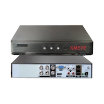 4 Kanal 5 Mp H265+ 1080p Kayıt Hibrit Araç Insan Ve Yüz Tanımalı Xmeye  Kayıt Cihazı
