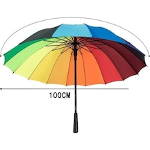 Hcx Otomatik Uzun Saplı Düz Şemsiye Şemsiye