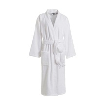 Buğz Nevresim Dünyası Pamuklu Tek Bornoz Beyaz Unisex Diğer