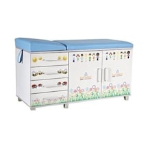 Turmed Pediatrik Muayene Masası, Ahşap Gövde, Ayarlanabilir