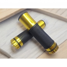 Motosiklet Elcek Tk Alüminyum Kaplamalı Sarı Renk Gold