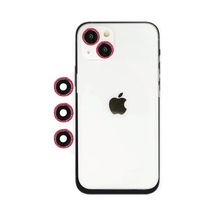Apple İphone 14 Uyumlu Shine Kamera Lens - Kırmızı