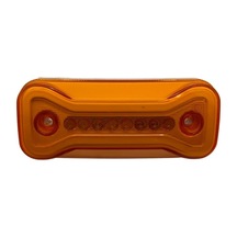 12v-24v Yan Sinyal Lambası Dorse Side Marker Turuncu Neon Ledli 2 Fonksiyonlu 113 47 Mm