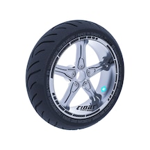 Karbon Fiber Dokulu Moto GP Stili Jant Şeridi Sticker Çınar Extreme