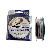 Daiwa Saltiga 12 Braid 300m 0.16mm Multicolor İp Misina