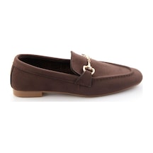 Bambi Kahve Kadın Loafer Ayakkabı K01671057872 Kahve