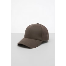 Mollycrush Luxury Unisex Vizon Pamuklu Beyzbol Şapkası Premium Casual Outdoor Model Kahverengi