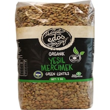Edos Organik Yeşil Mercimek 1 KG