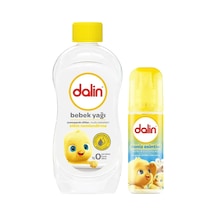 Dalin Bebe Yağı 500 Ml + Dalin Bebek Kolonyası Deniz Esintisi 100 Ml