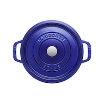 Staub 405102850 Döküm Tencere 28 Cm Koyu Mavi Mavi