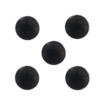 5 Adet Çocuk Odası Tekli Düğme Mobilya Kulp Çap 55 Mm Siyah