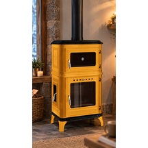 Hoşseven 8010ck Şömine Soba Sarı