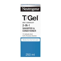 Neutrogena T/gel 2-in-1 Anti-dandruff Şampuan 250 Ml Beyaz