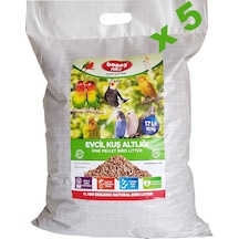 Bonny Nice Organik Çam Pelet Evcil Kuş Altlığı 10 Kg 17 l x 5 Ad