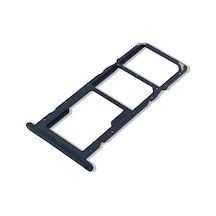 Huawei P Smart 2021 Uyumlu Sim Tepsisi Aparatı Sim Kart Yuvası Siyah Yüksek Kalite Yc