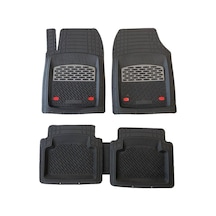 Fiat İle Uyumlu Fiorino 2007 2017 Paspas Derin Havuzlu Krom Karbon Kromkarbon