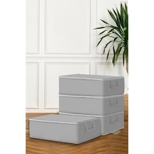 Jouis Hurç Seti 6 Adet Büyük Boy Baza Altı Çekyat Düzenleyeci Çeyiz Bohçası 64 X 45 X 22 Organizer Büyük