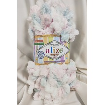 Puffy Color Ebruli El Örgü İpi 100gr. 9mt. 5'li Paket - Renk: 5864