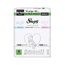 3 Adet Sleepy Natural Double Soft X Large Çocuk Bezi 62'li Diğer