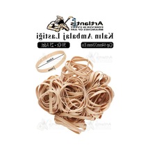 Kalın Ambalaj Lastiği 50 Gr 25 Li 1 Paket%100 Kauçuk 64x6mm Geniş Büyük Paket Lastik Kasa Poşet Taşıma Lastiği