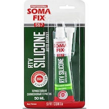 SOMAFİX RTV YÜKSEK ISI SİLİKONU SIVI CONTA 50 ML (KIRMIZI)