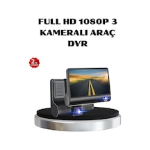Hubrendy Kargo Full Hd Araç Kamerası 3 Lü 4.0 Ekranlı Ve Hdr Gece Görüşlü